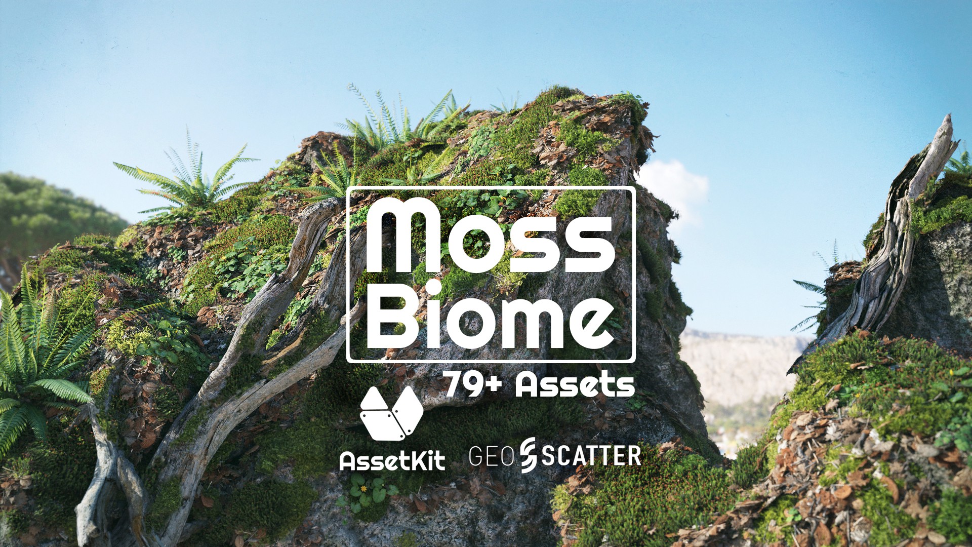 Moss Biome Ground Scatter – 3D Assetkit Pbr