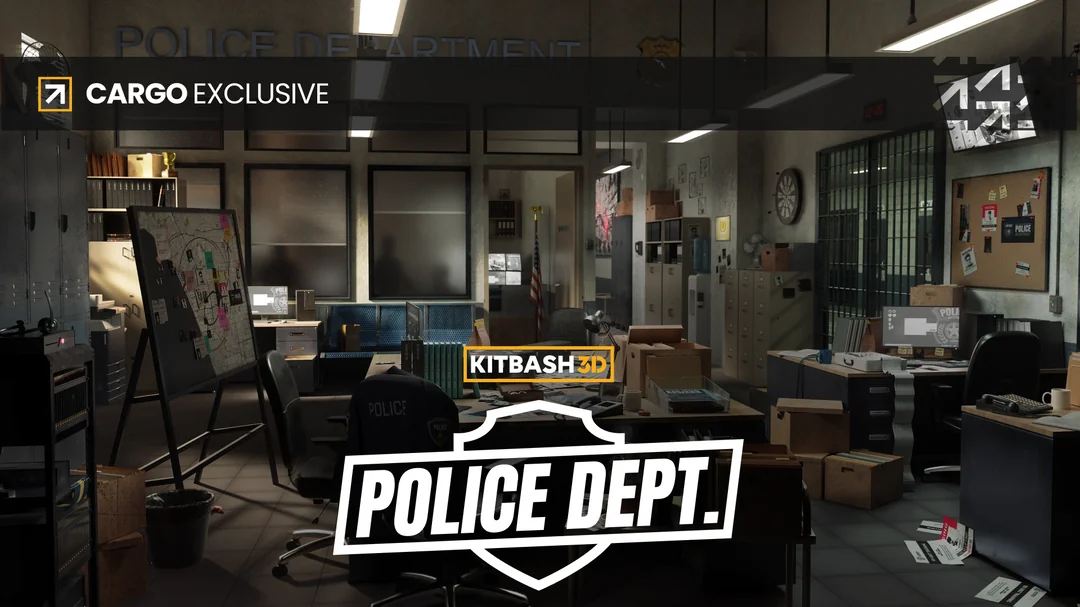 KitBash3D - Police Dept.